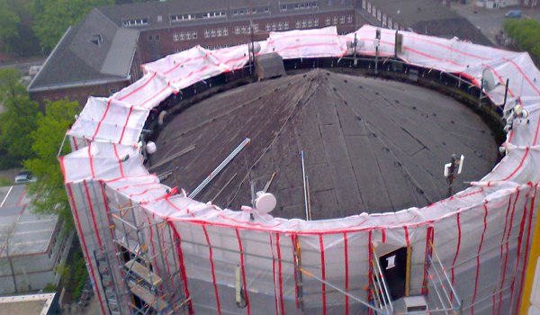 Wasserturm Bocholt von oben